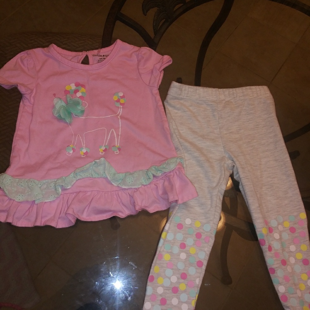 Cutie Pie 24 mo poodle outfit